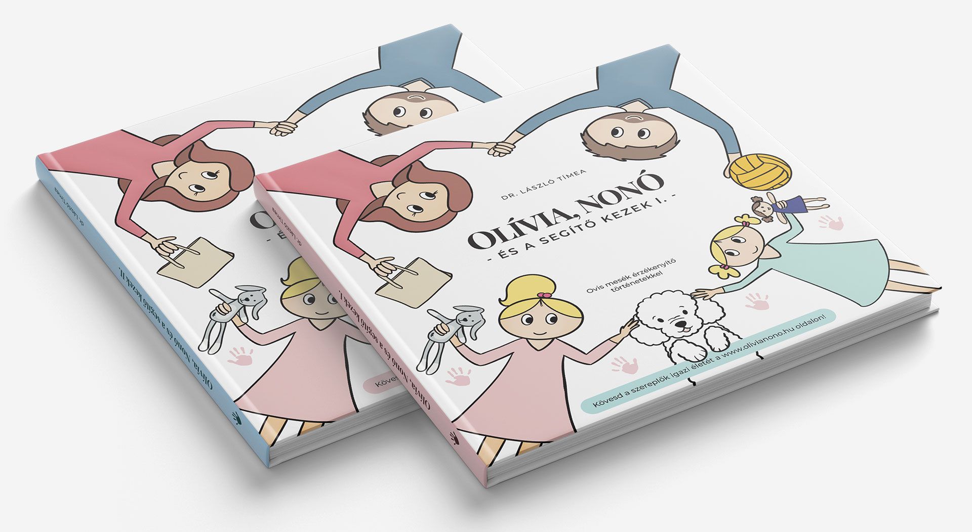 Olívia, Nonó - és a segítő kezek - I-II. Book Cover